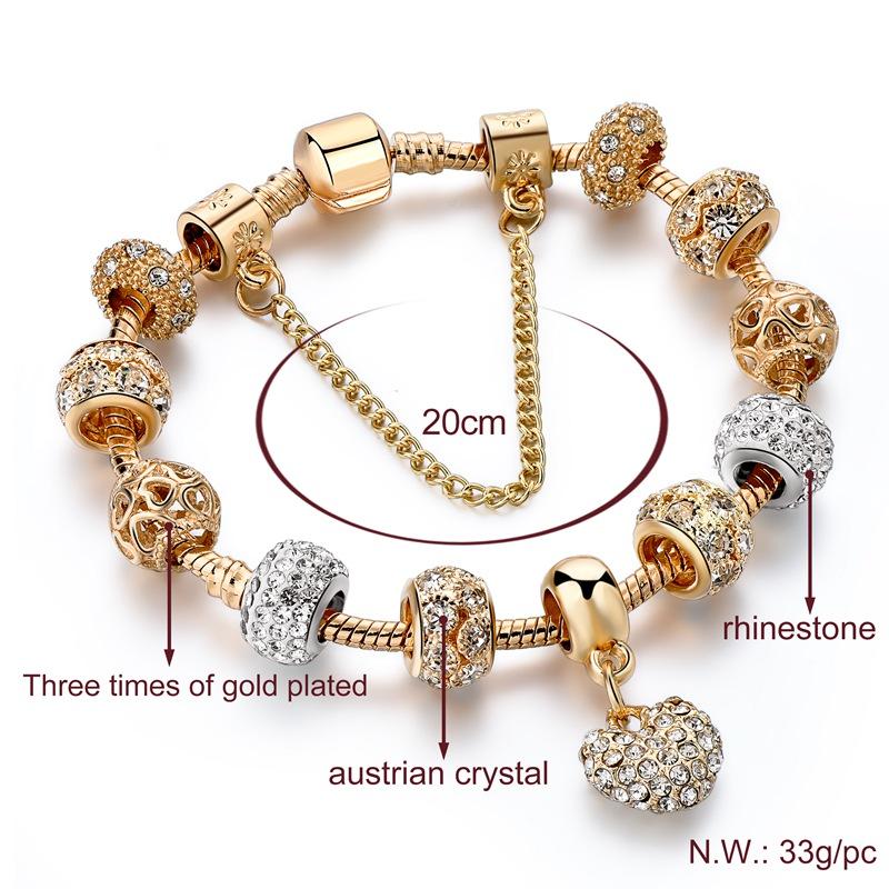 Everlasting Elegance: The Crystal Heart Bangle