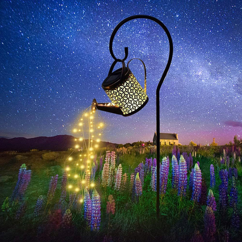 LED Solar Watering Can Light